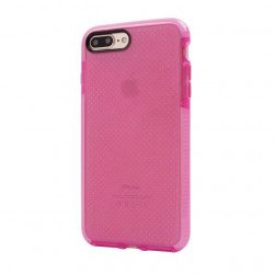 iPhone 8 Plus / 7 Plus Mesh Hybrid Case (Hot Pink)